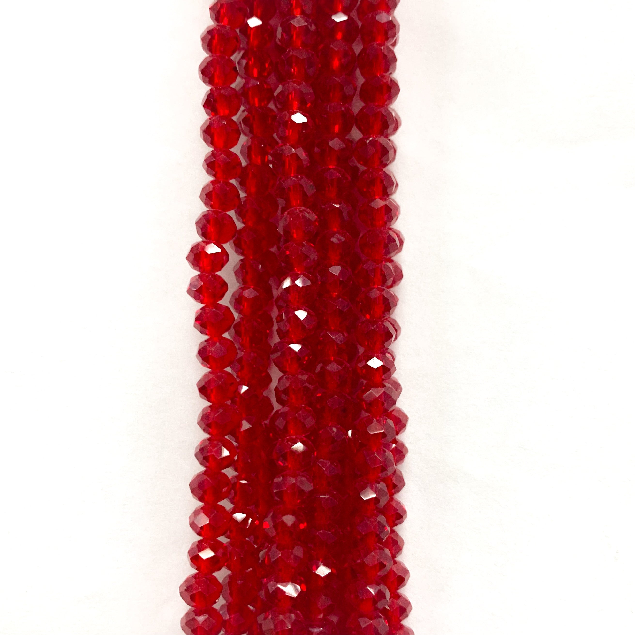 Cristal chato | 6 mm | Traslucido Rojo