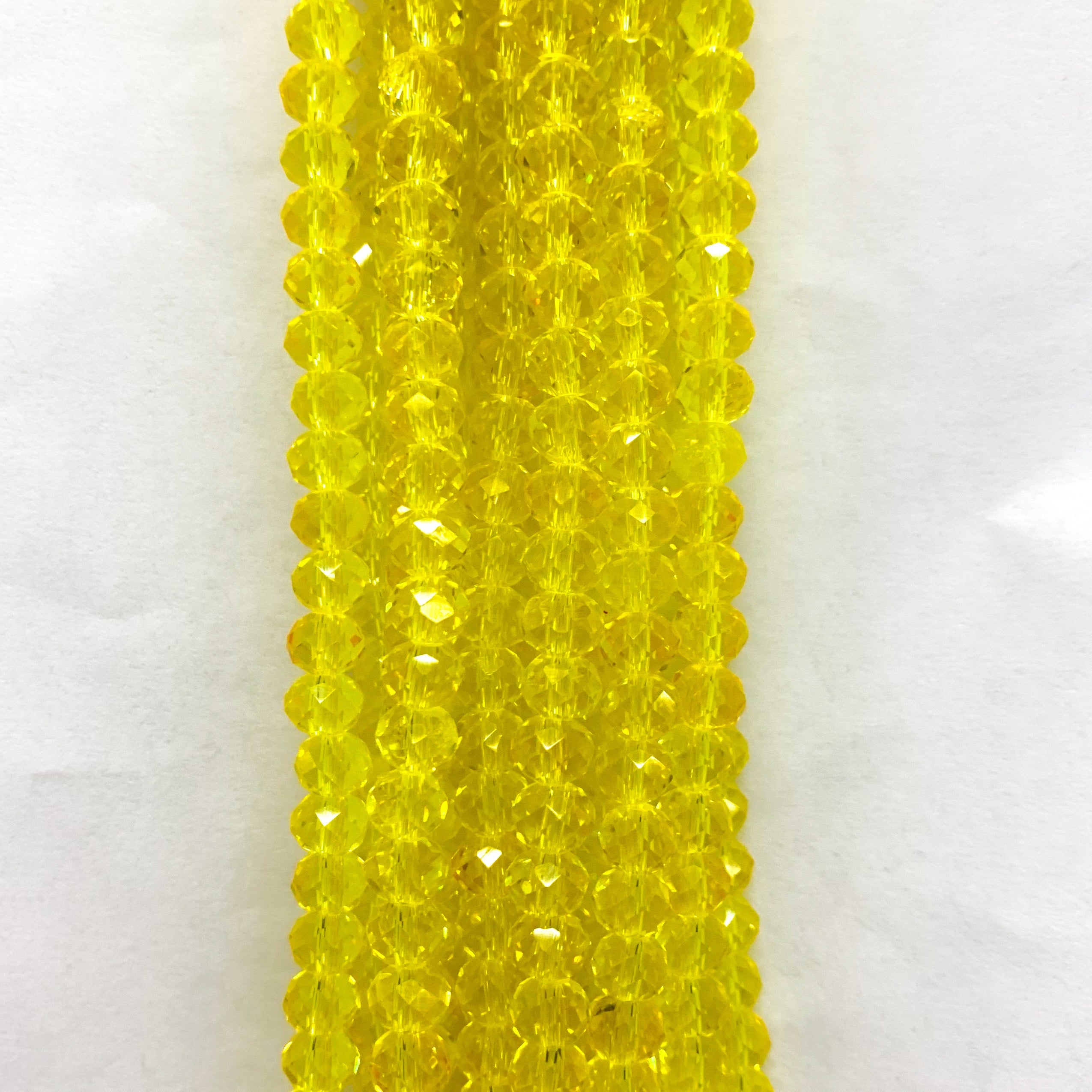 Cristal chato | 6 mm | Traslucido Amarillo