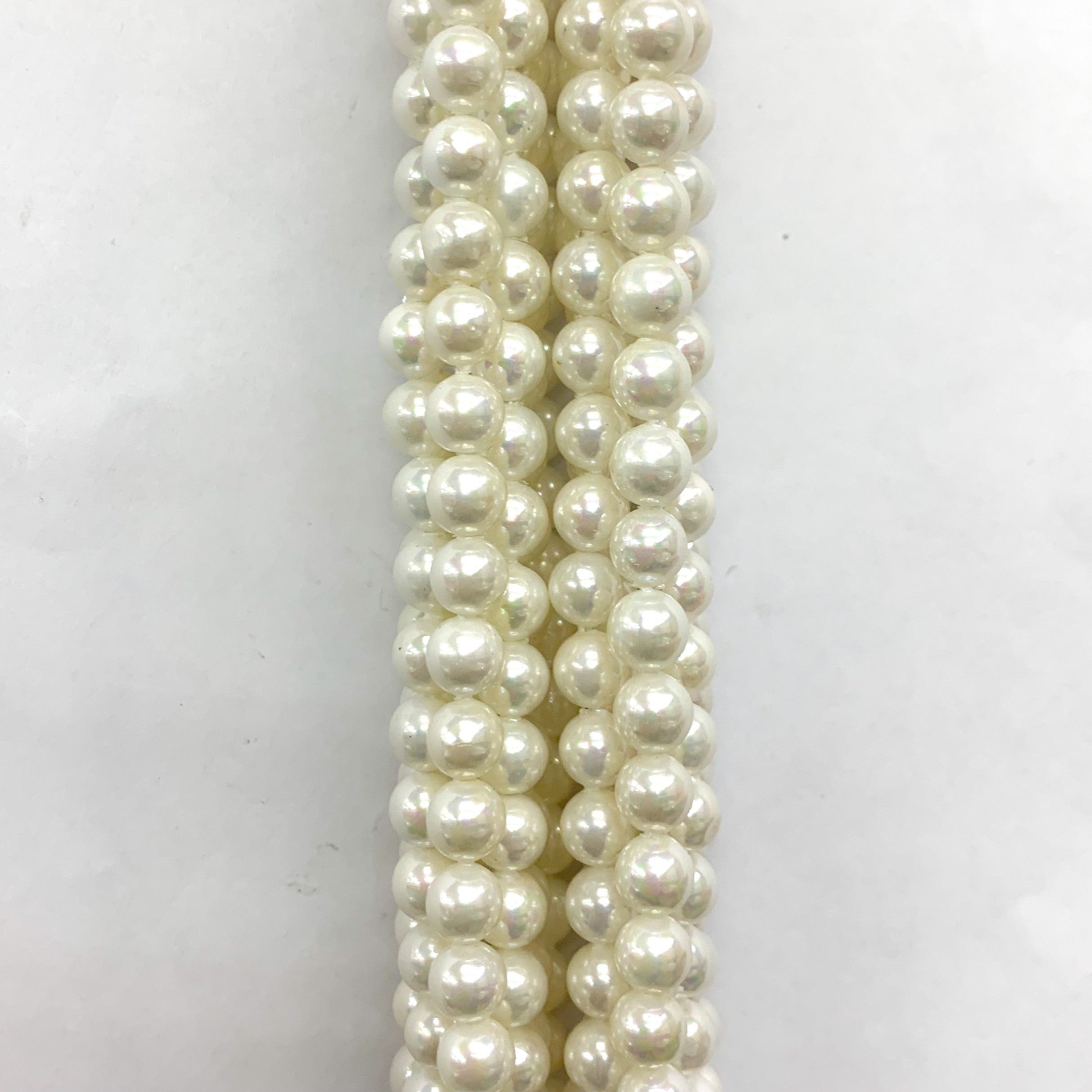 PERLA SHELL | 6MM | BLANCO