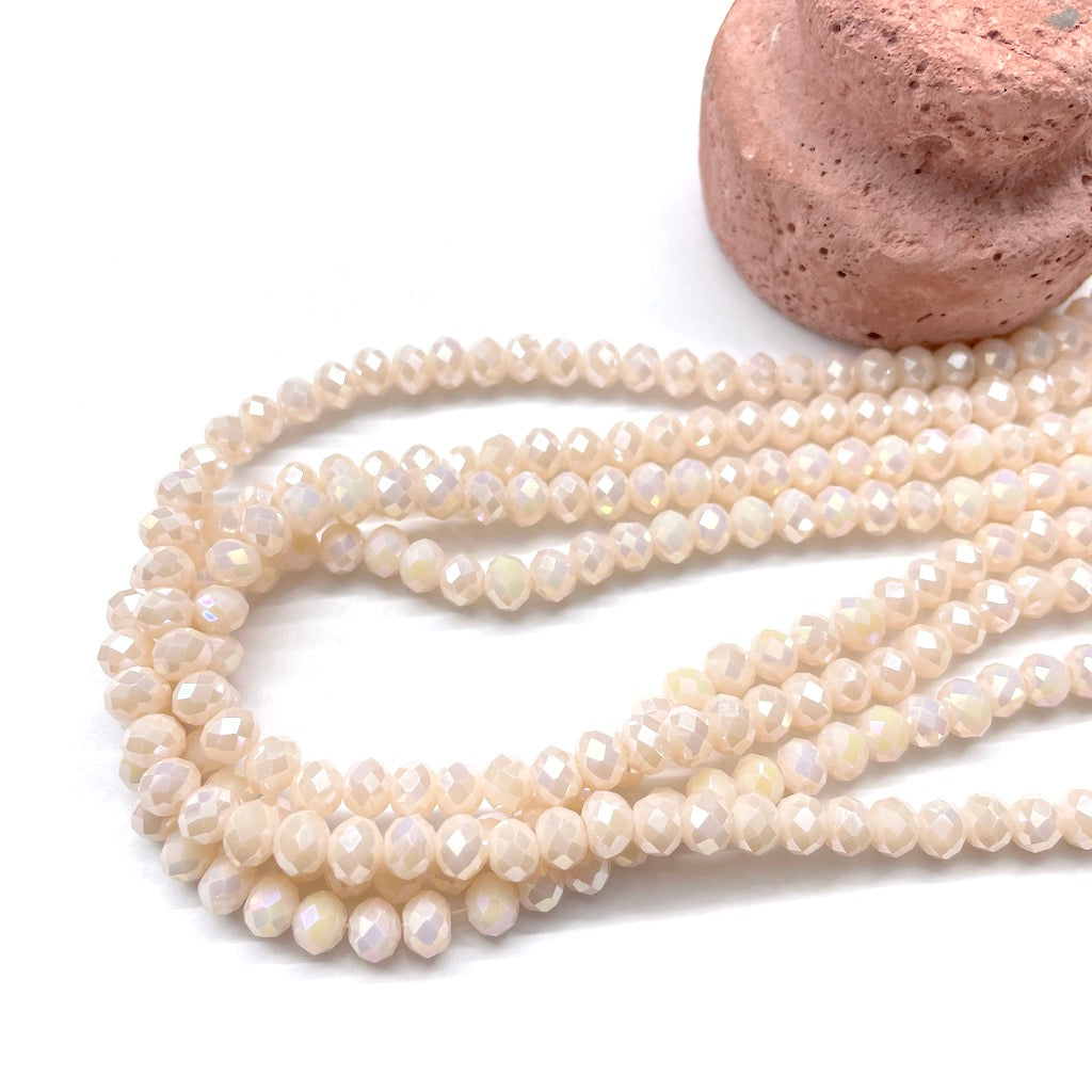 CRISTAL CHATO | 6MM | MATTE SATIN CREMA (1-8G)