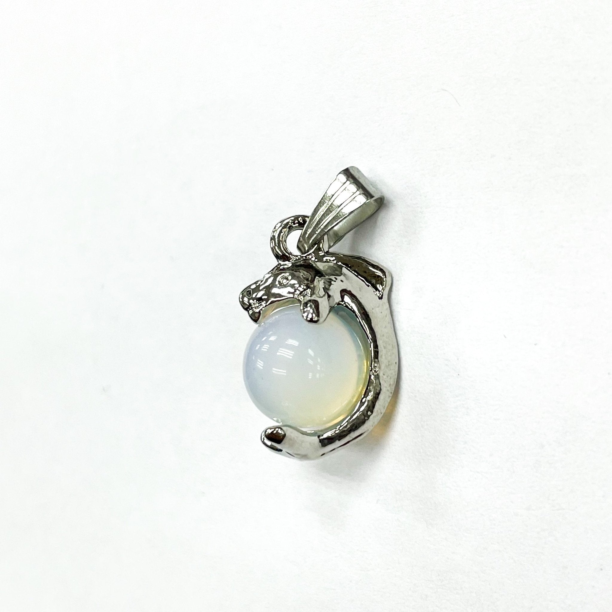 DELFIN CON ESFERA | 16MM | PIEDRA LUNA