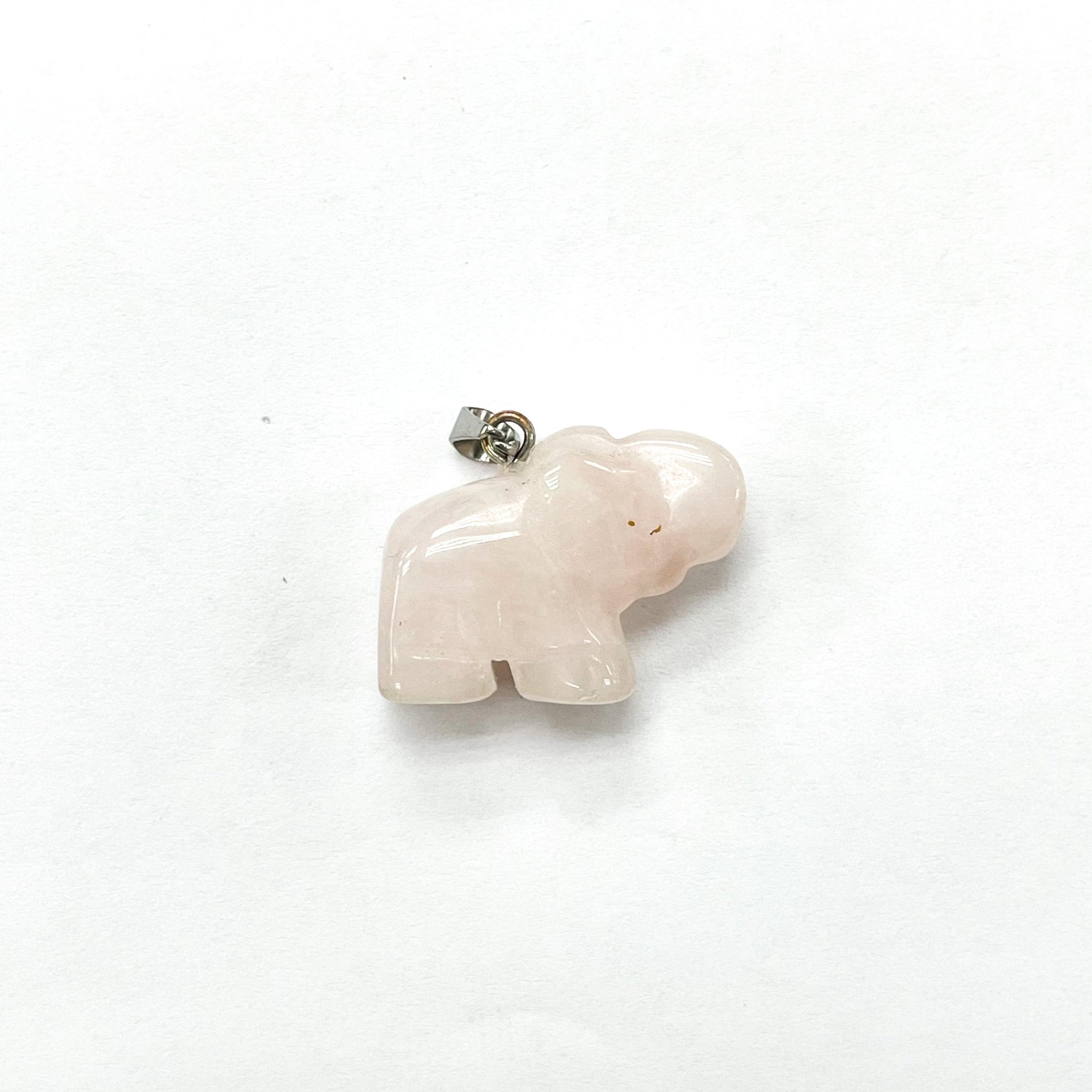 ELEFANTE DE PIEDRA | 25MM | CUARZO ROSADO