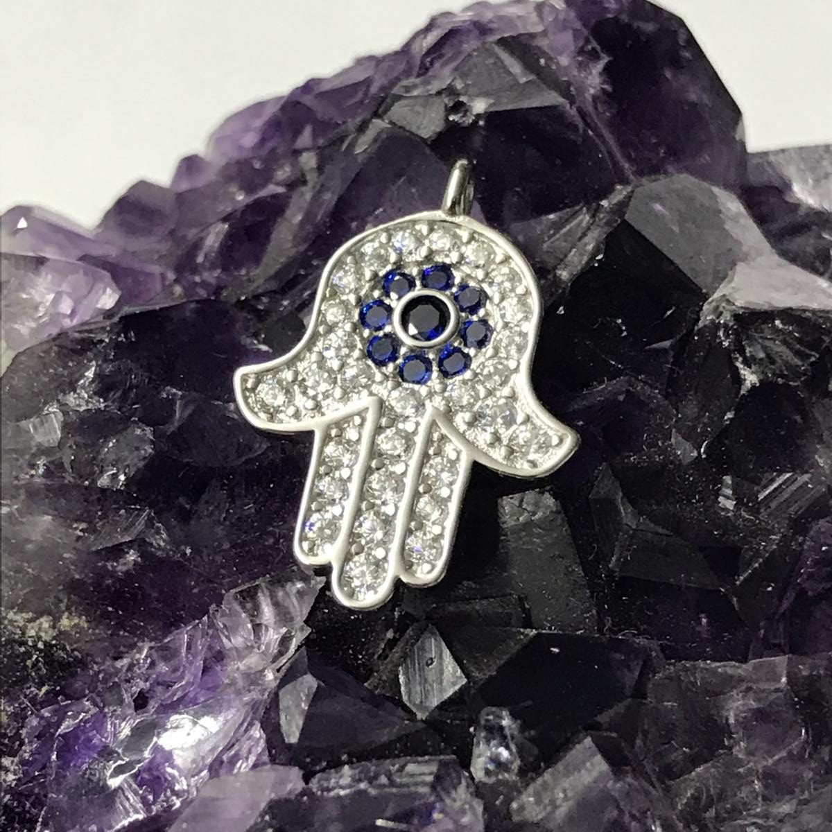 COLGANTE HAMSA PLATA 925 | 16MM