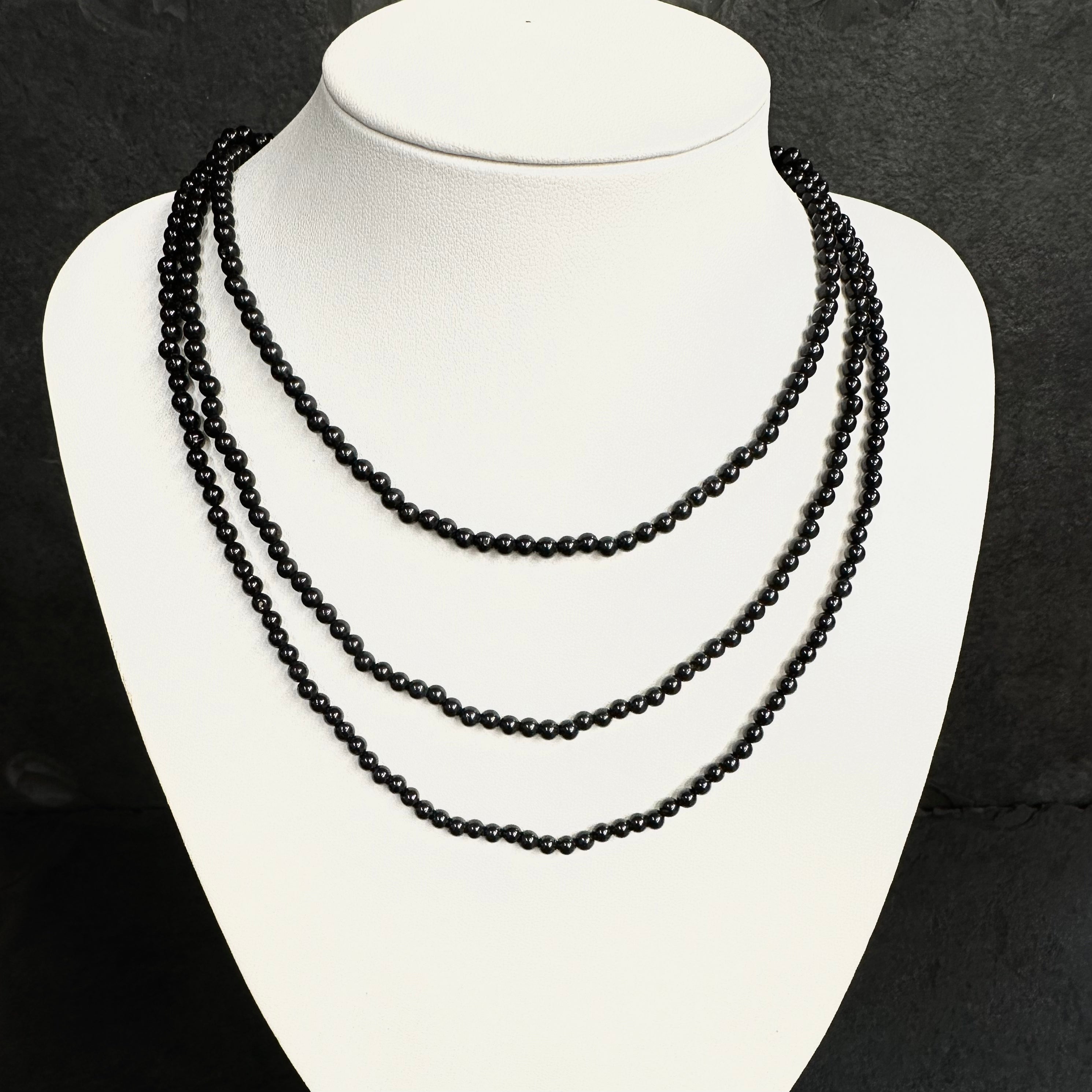 COLLAR | PIEDRA NATURAL | ONIX LISO 3.6MM