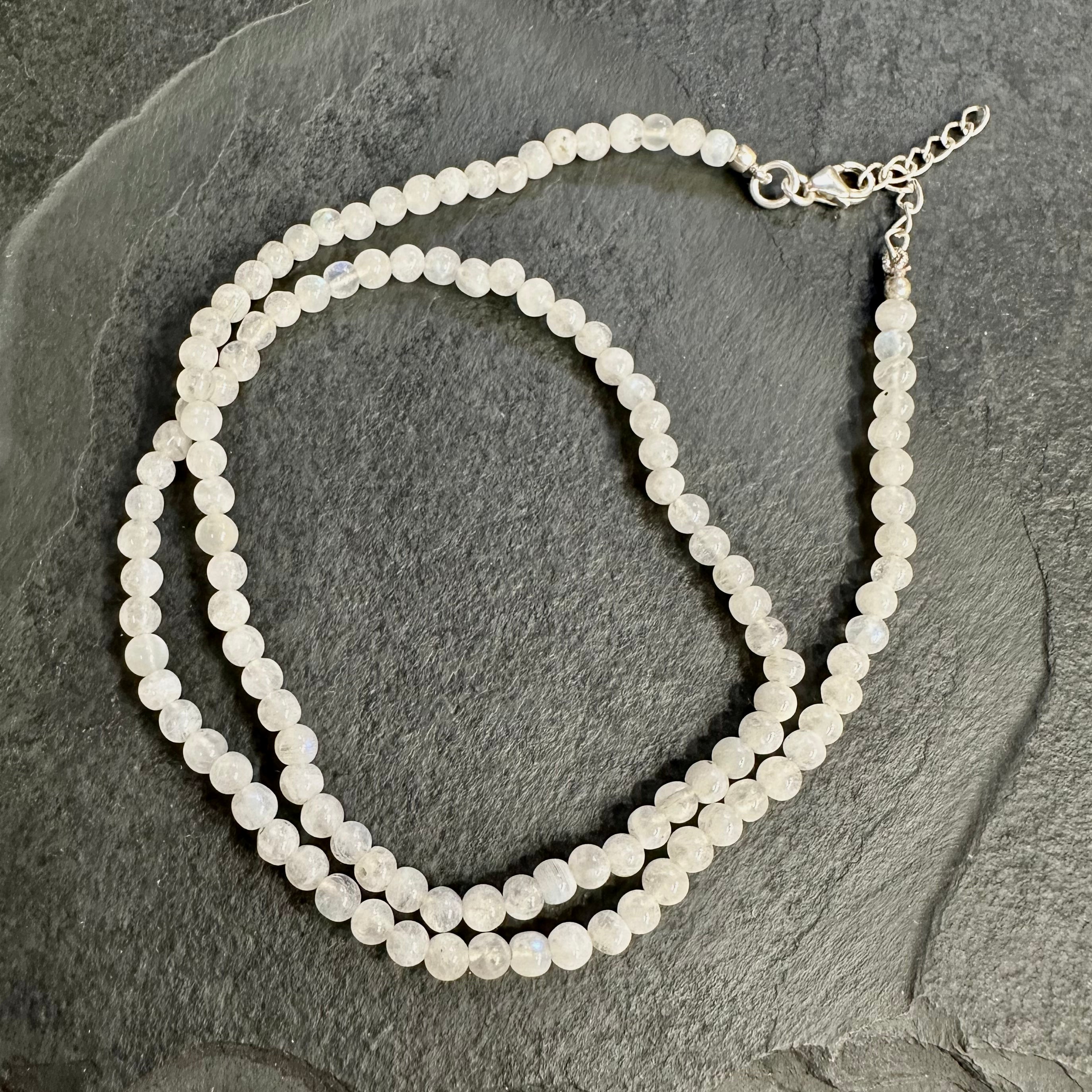 COLLAR | PIEDRA NATURAL | PIEDRA LUNA LISA 3.2MM