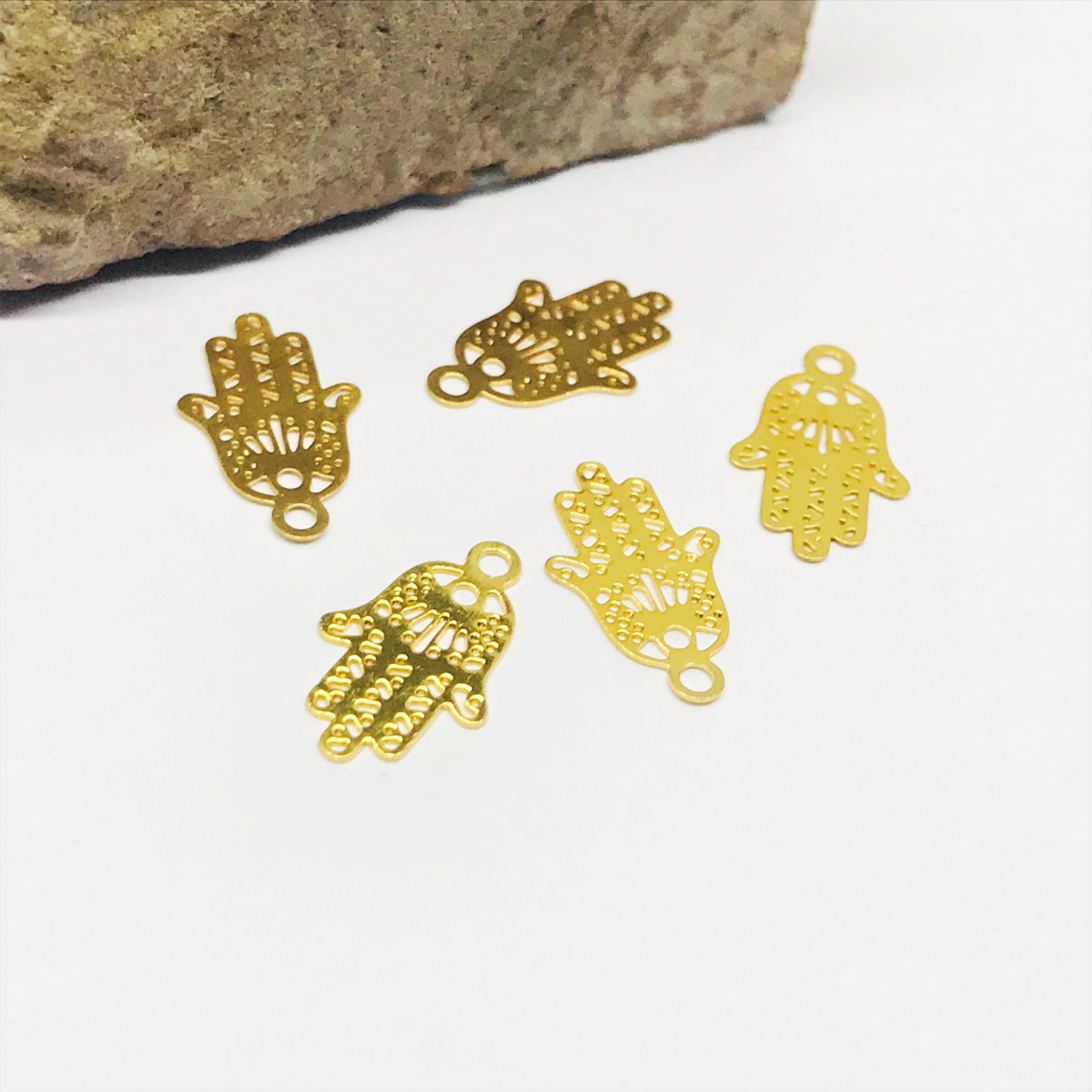 MANO DE FATIMA | BAÑO DE ORO 24K | 12MM