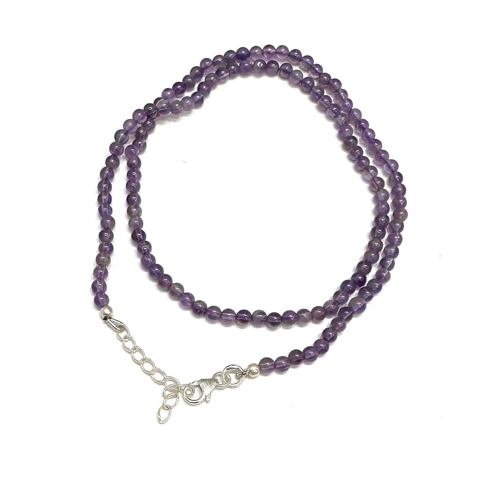 COLLAR | PIEDRA NATURAL | AMATISTA LISA 3.8MM