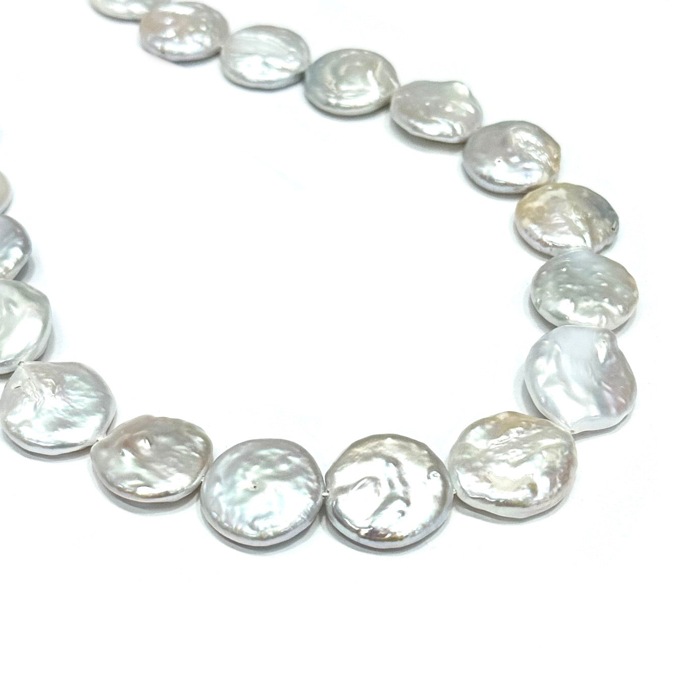 COIN CRUDO BRILLANTE | PERLA DE RIO | 18MM | 4952