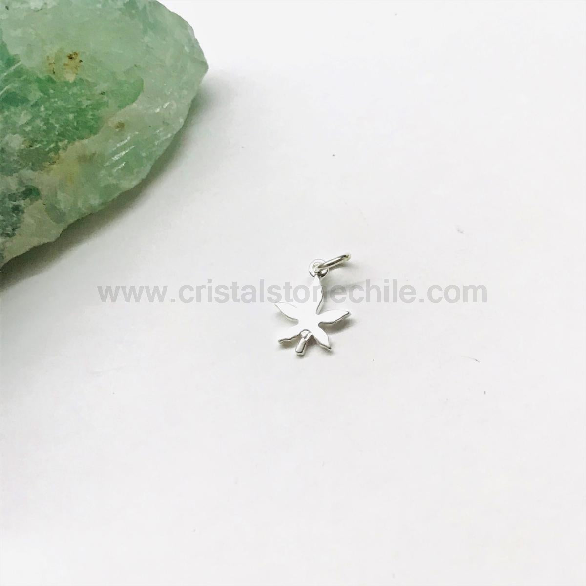 COLGANTE MIN CANNABIS PLATA 925 | 9MM