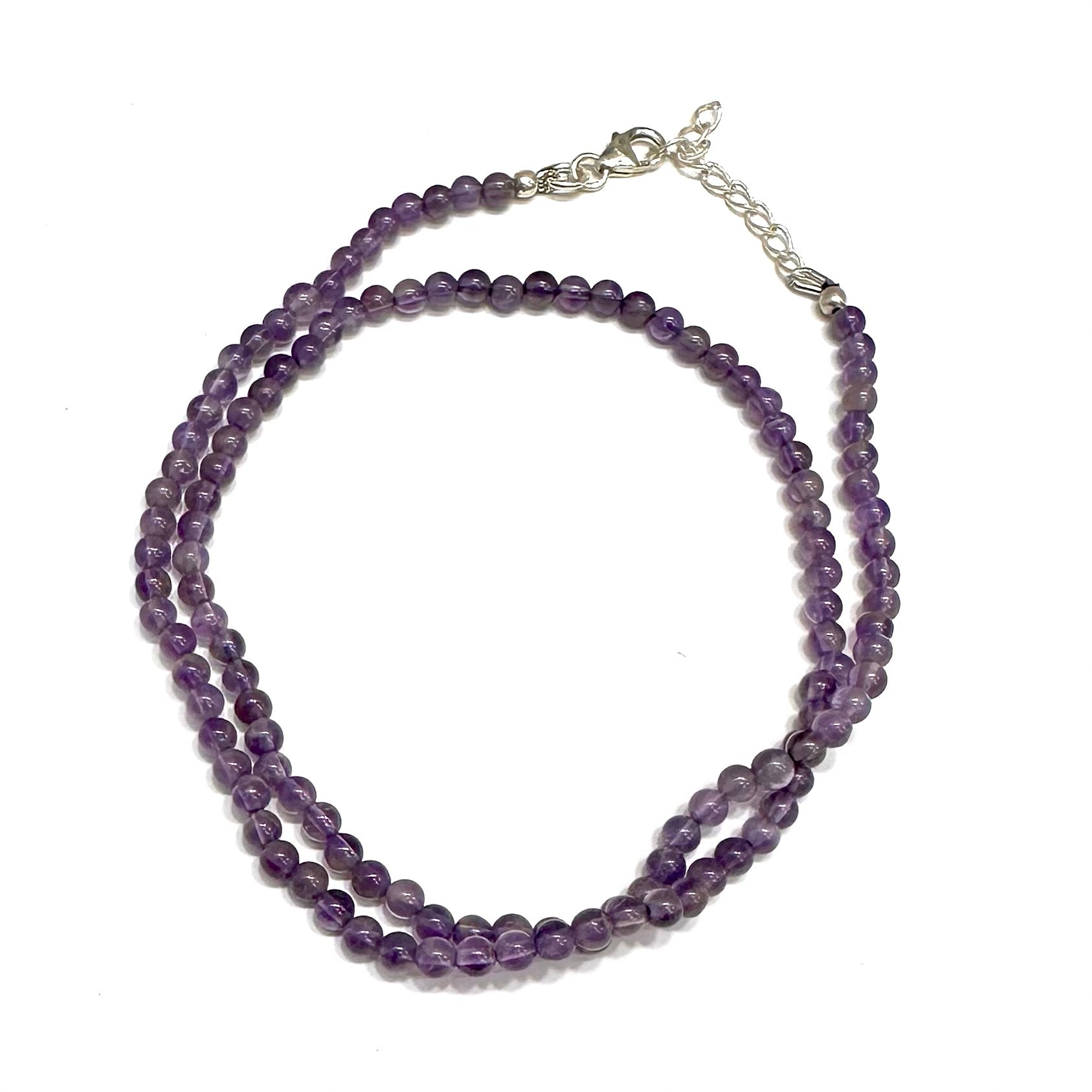 COLLAR | PIEDRA NATURAL | AMATISTA LISA 3.8MM