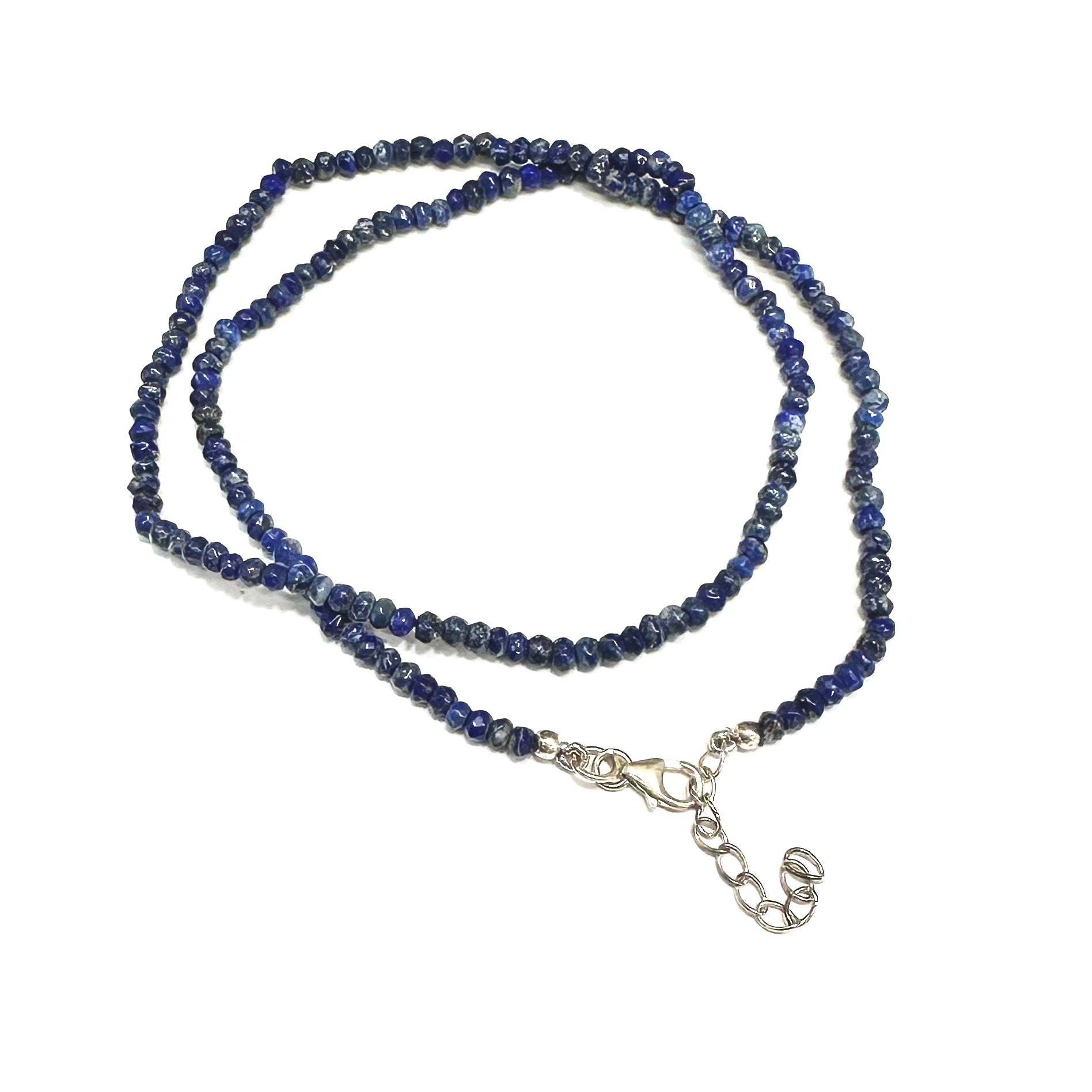 COLLAR | PIEDRA NATURAL | LAPISLAZULI RONDELL FACETADA 3MM