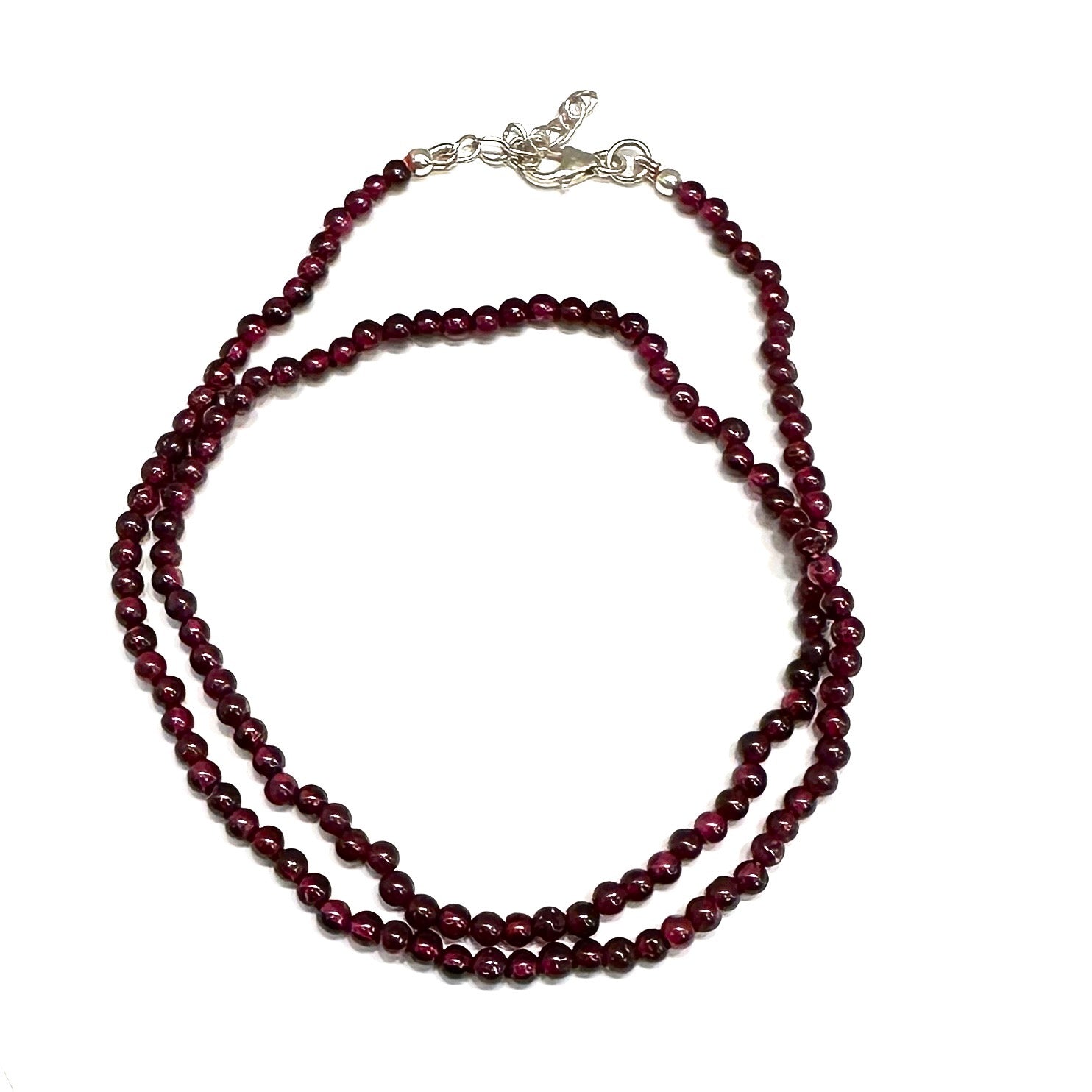 COLLAR | PIEDRA NATURAL | GRANATE LISA | 3.3MM