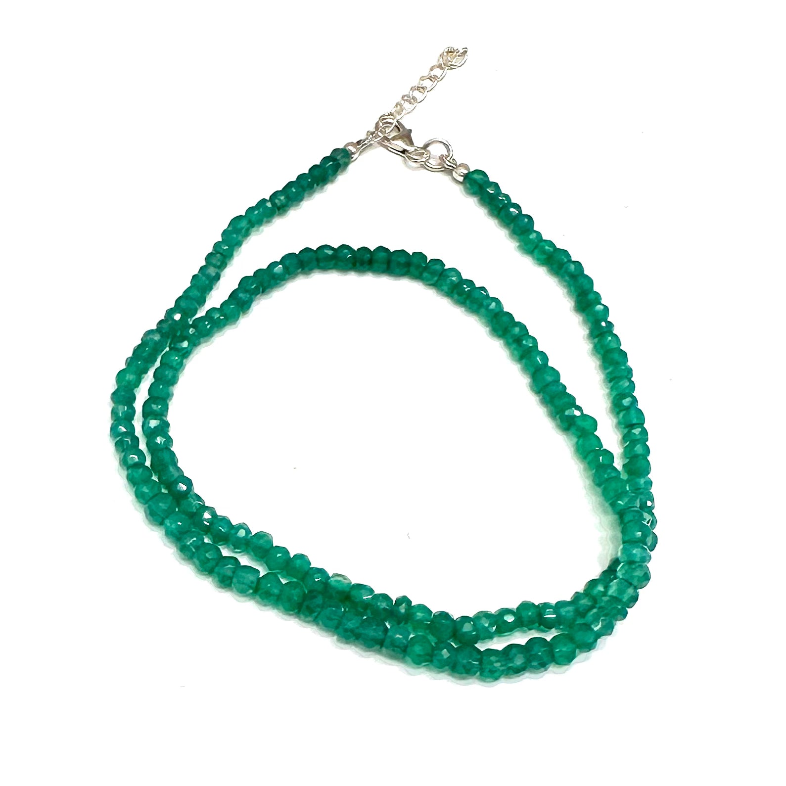 COLLAR | PIEDRA NATURAL | AVENTURINA RONDEL FACETADA 3.4MM