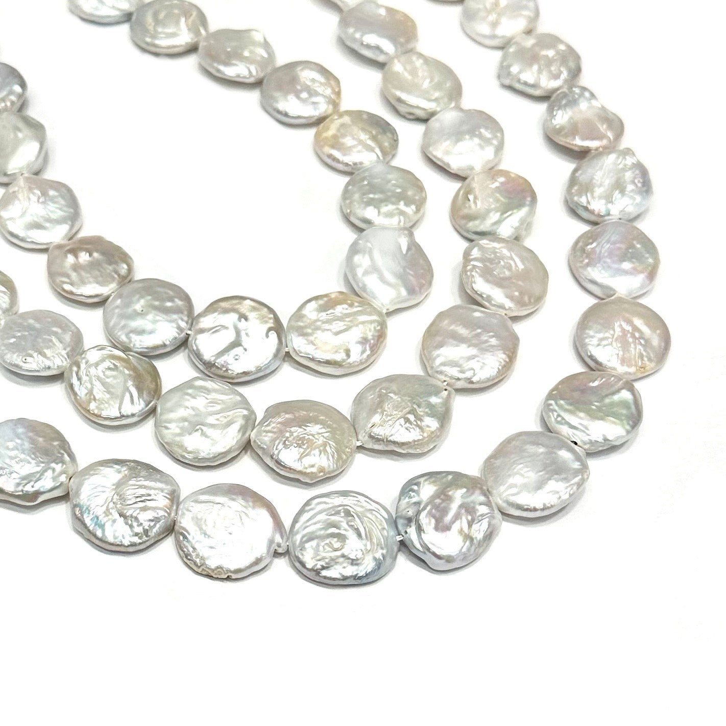 COIN CRUDO BRILLANTE | PERLA DE RIO | 18MM | 4952