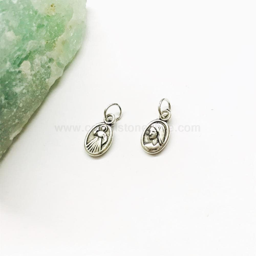 COLGANTE SANTITO PLATA 925 | 13MM