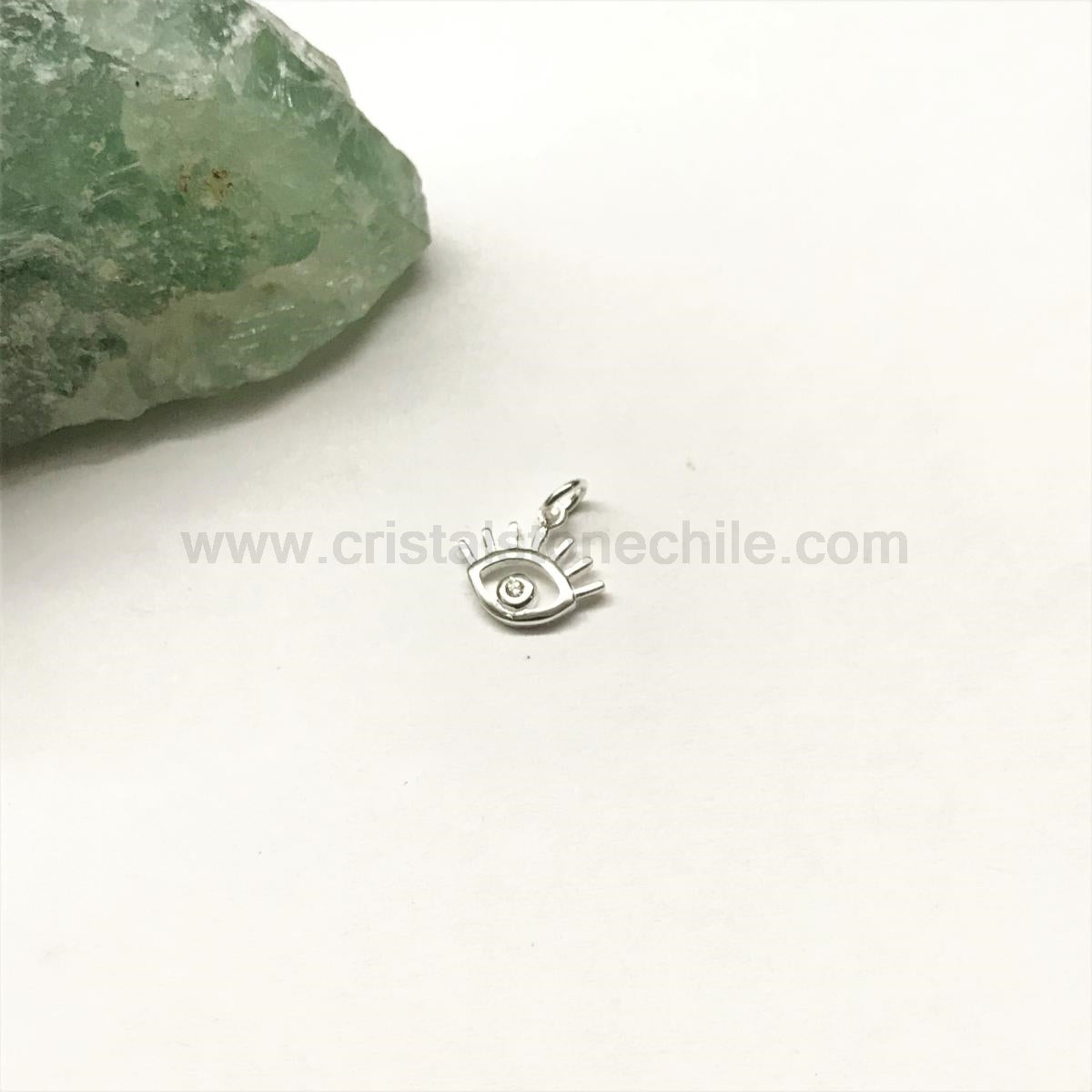 COLGANTE OJO TURCO PLATA 925 | 9MM