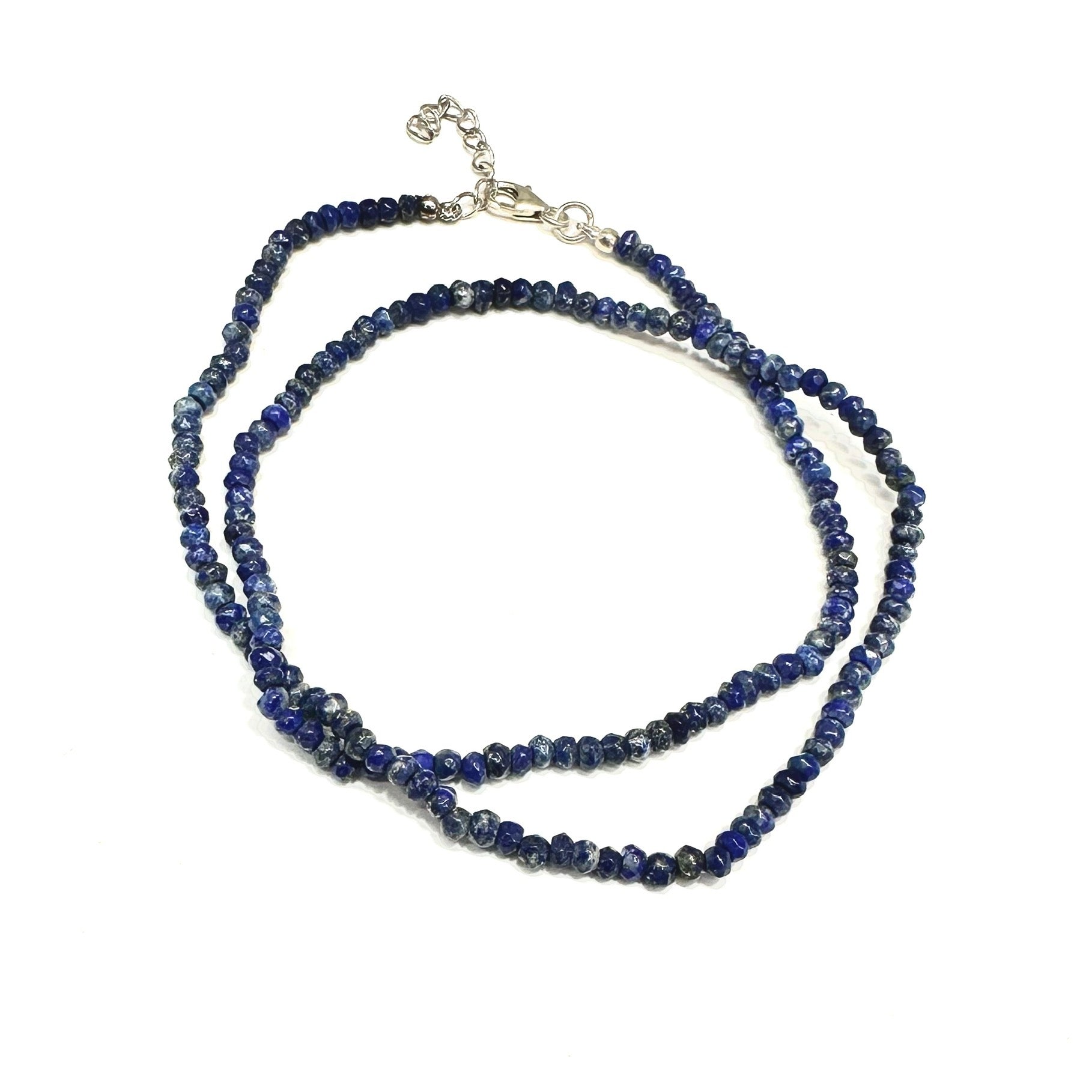 COLLAR | PIEDRA NATURAL | LAPISLAZULI RONDELL FACETADA 3MM