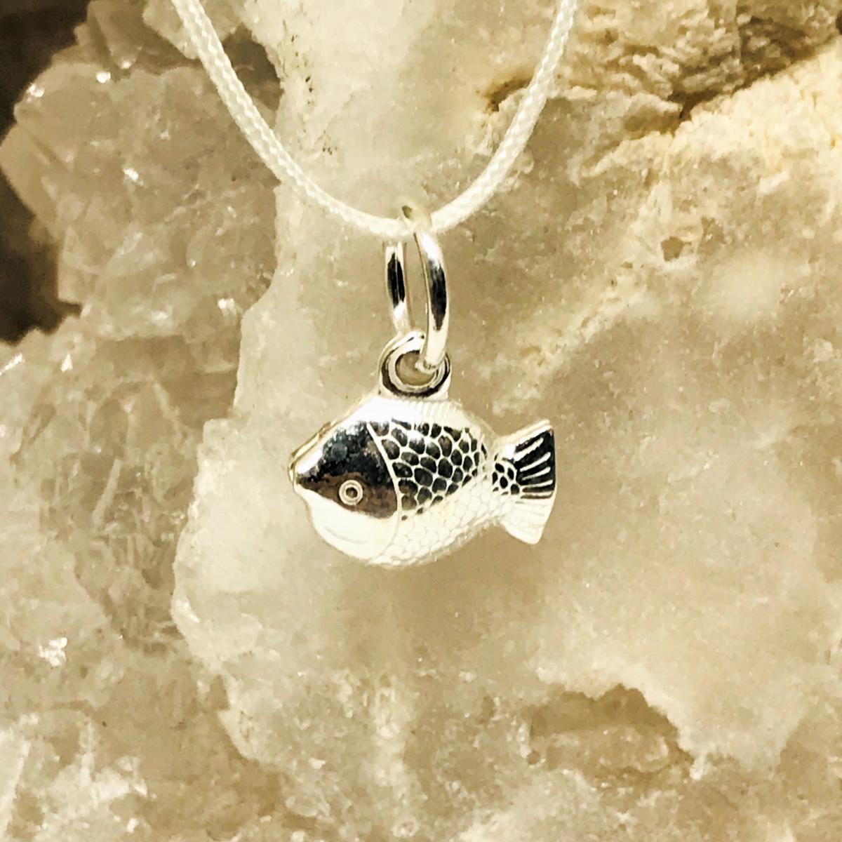 COLGANTE PEZ PLATA 925 | 12MM