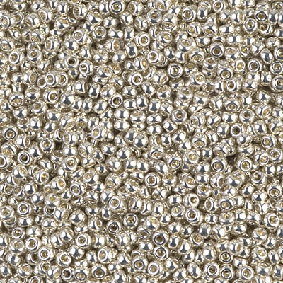 MIYUKI ROUND ROCAILLES 11/0 | 1051RR | METALLIC SILVER(C32)[C12]
