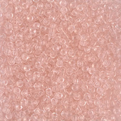 MIYUKI ROUND ROCAILLES 11/0 | 155RR | TRANSPARENTE ROSADO (C7)