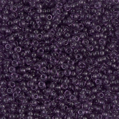 Miyuki Round Rocailles 11/0 | 157RR | Morado Transparente (C7)