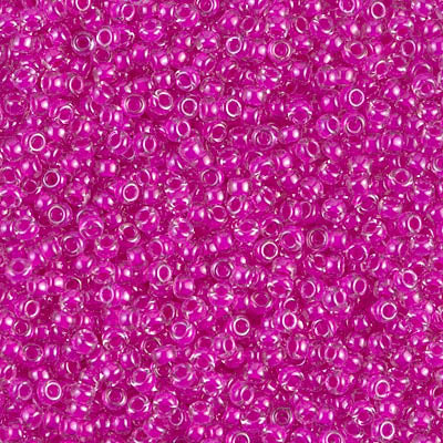 MIYUKI ROUND ROCAILLES 11/0 | 209RR | TRANSPARENTE MAGENTA
