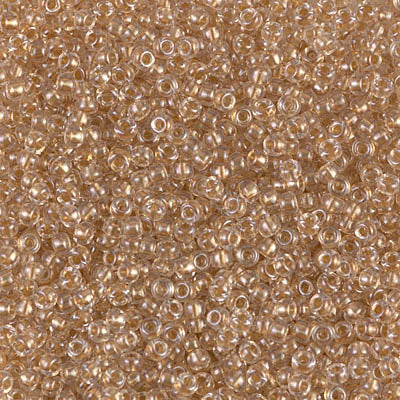 MIYUKI ROUND ROCAILLES 15/0 | 234RR | CARAMELO TRASLUCIDO SATIN