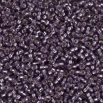 MIYUKI ROUND ROCAILLES 11/0 | 24RR | SILVERLINE MORADO (C5)