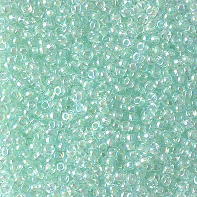 MIYUKI ROUND ROCAILLES 11/0 | 271RR | VERDE MENTA AB (C10)
