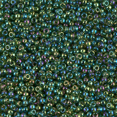 MIYUKI ROUND ROCAILLES 11/0 | 288RR | RAINBOW VERDE (C12)