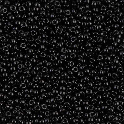 Miyuki Round Rocailles 11/0 | 401RR | Negro(C15)[C10]