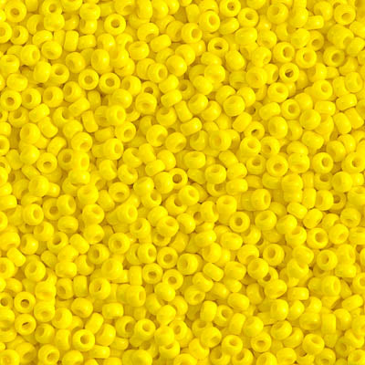 MIYUKI ROUND ROCAILLES 11/0 | 404RR | OPAQUE AMARILLO(C15)[C10]