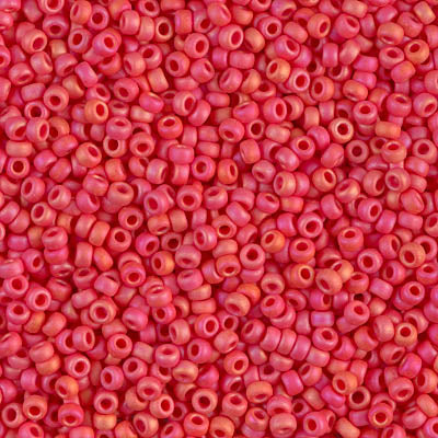 MIYUKI ROUND ROCAILLES 11/0 | 407FRRR | FROSTED RAINBOW FUCSIA(C30)[C9]