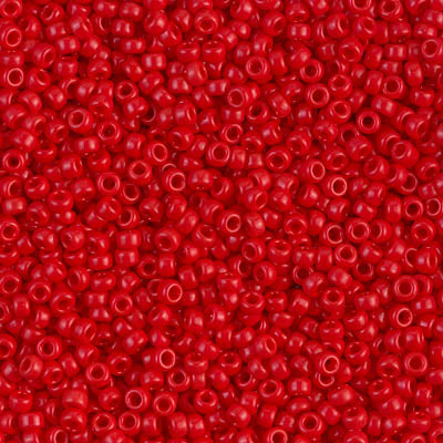 MIYUKI ROUND ROCAILLES 11/0 | 408RR | OPAQUE ROJO B(C17)[C11]