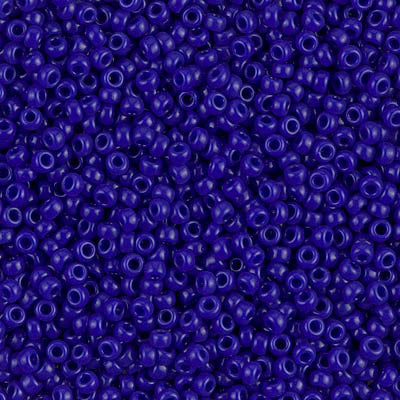 Miyuki Round Rocailles 11/0 | 414RR | Opaque Azul(C17)[C11]