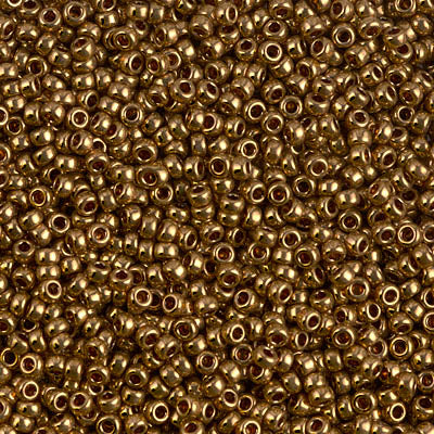 MIYUKI ROUND ROCAILLES 11/0 | 457LRR | METALLIC GOLD(C32)[C12]