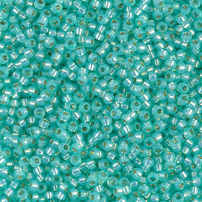 MIYUKI ROUND ROCAILLES 11/0 | 571RR | SILVERLINE TURQUESA A(C23)[C8]