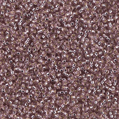 MIYUKI ROUND ROCAILLES 15/0 | 12RR | SILVERLINE PURPURA A