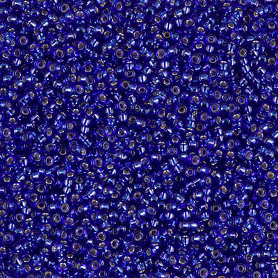 MIYUKI ROUND ROCAILLES 15/0 | 20RR | SILVERLINE AZUL