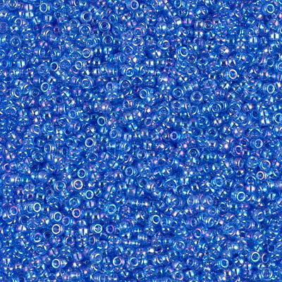 MIYUKI ROUND ROCAILLES 11/0 | 261RR | TRANSPARENTE ZAFIRO AB (C10)