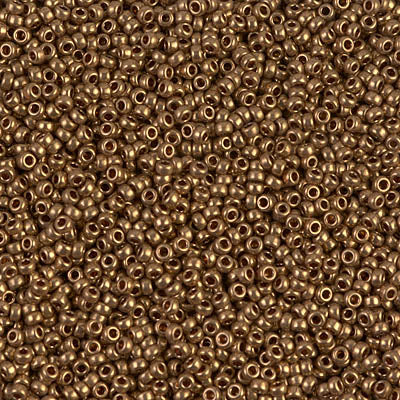 MIYUKI ROUND ROCAILLES 15/0 | 457LRR | METALLIC GOLD