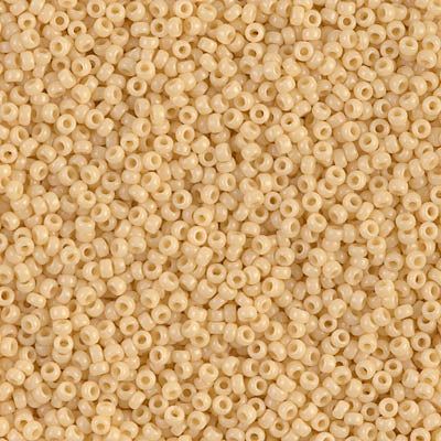 MIYUKI ROUND ROCAILLES 15/0 | 493RR | OPAQUE MARFIL C