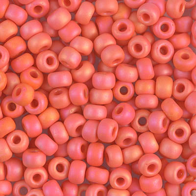 MIYUKI ROUND ROCAILLES 11/0 | 406FRRR | NARANJA FROST(C30)[C9]