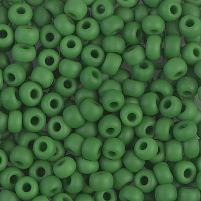 MIYUKI ROUND ROCAILLES 11/0 | 411FRR | FROSTED VERDE(C16)[C9]