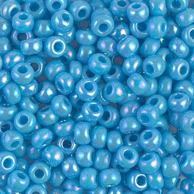 MIYUKI ROUND ROCAILLES 11/0 | 482RR | OPAQUE RAINBOW CELESTE (C20)