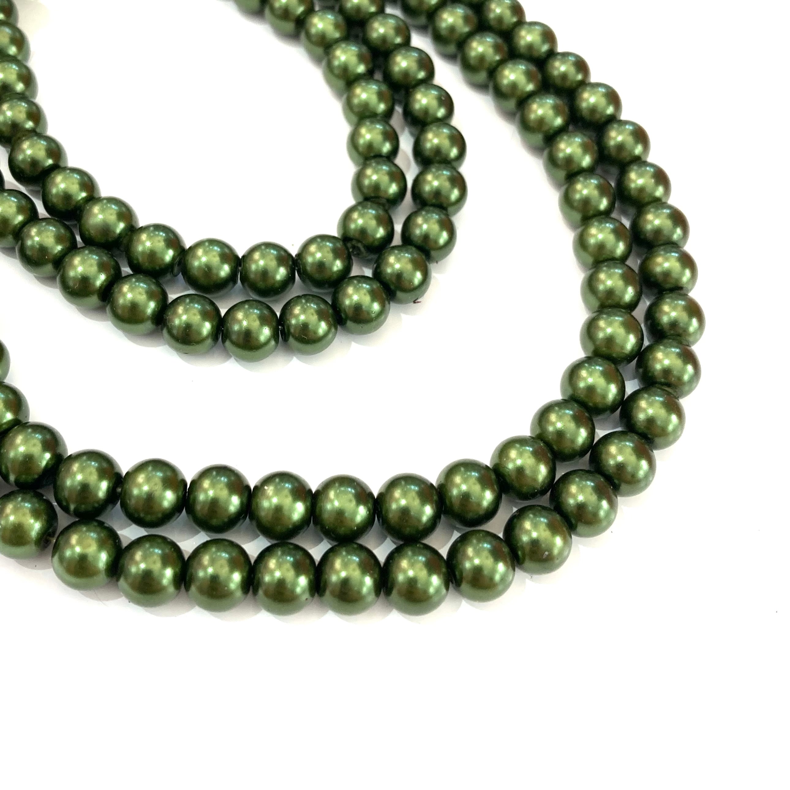 PERLA BRILLANTES | 8 MM | VERDE PASTO (6-26Z)