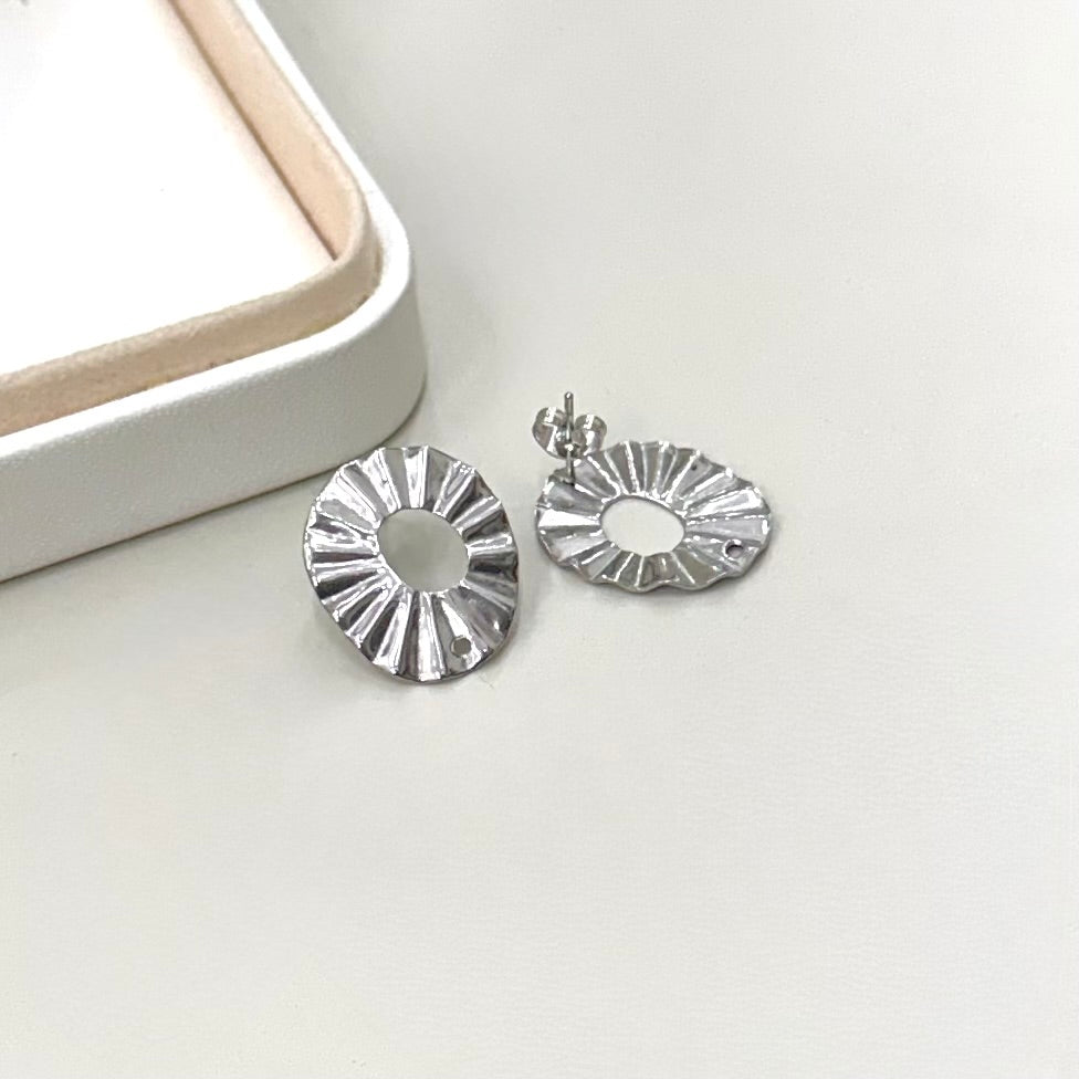 BASE DE ARO | OVALADO CON AGUJERO DISEÑO | 22MM