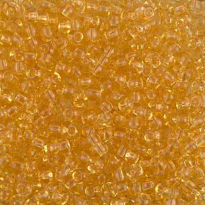 Miyuki Round Rocailles 8/0 | 132RR | Transparente Topaico Claro (C3)