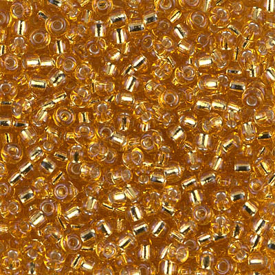 Miyuki Round Rocailles 8/0 | 4RR | Silverline  Gold C (C1)