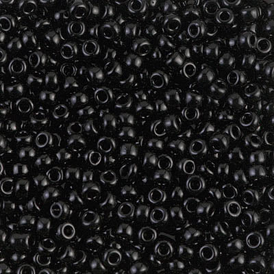 Miyuki Round Rocailles 8/0 | 401RR | Negro (C5)